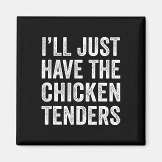 Jag Tar Bara Chicken Tenders Food Lover Kids Magnet