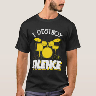 Jag tar bort rummen för att få ner trumman. t shirt