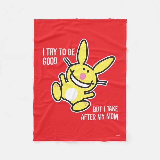 Jag tar efter min mamma fleecefilt (Framsidan)