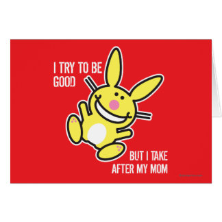 Jag tar efter min mamma hälsningskort