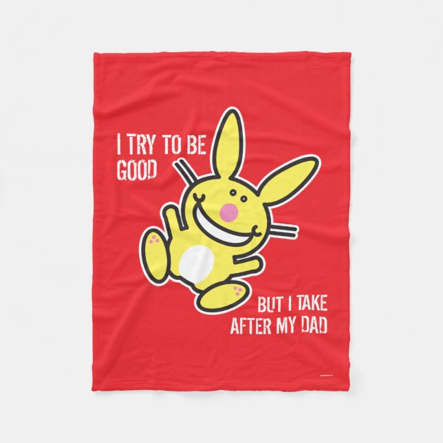 Jag tar efter min pappa fleecefilt (Framsidan)