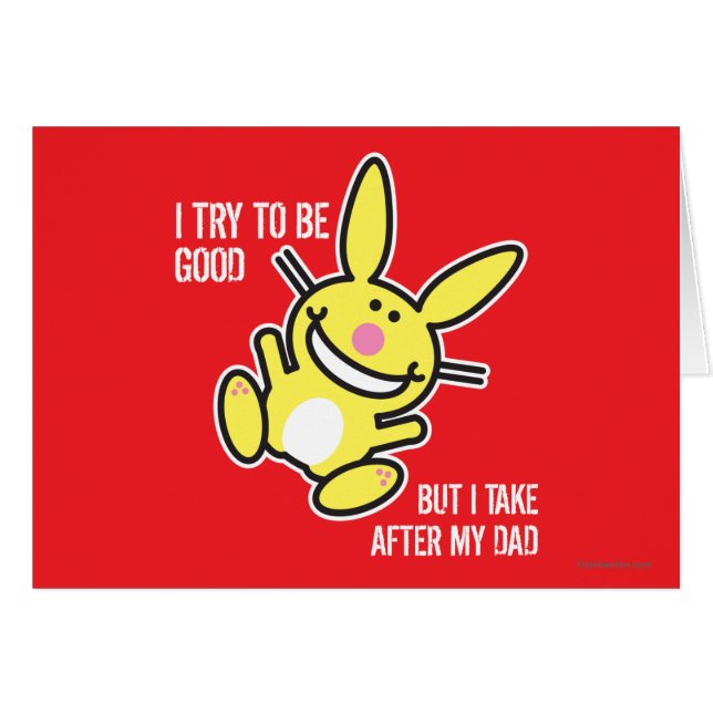 Jag tar efter min pappa hälsningskort (Framsidan Horizontal)