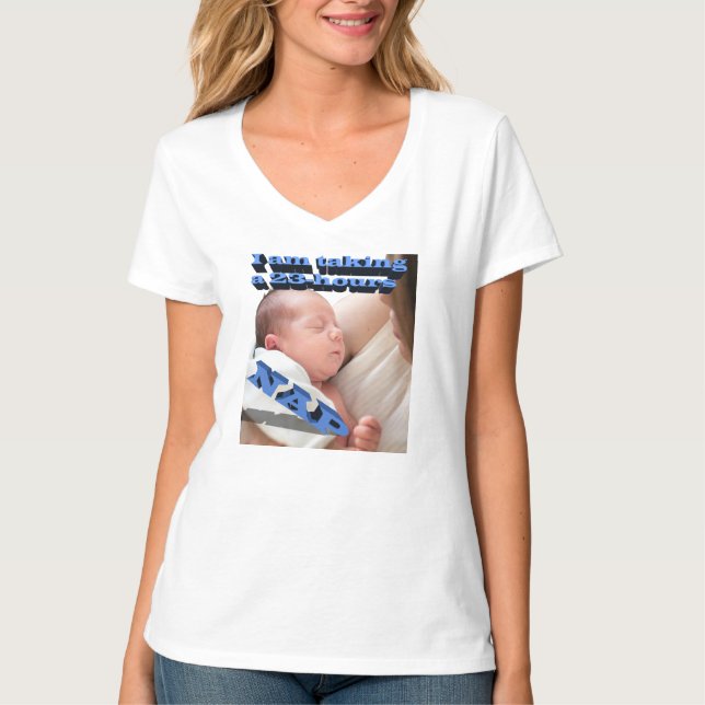 JAG TAR EN 23 TIMMAR NAP T SHIRT (Framsida)