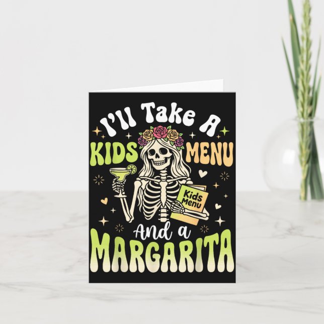 Jag tar en barnmeny och en Margarita Kort (Framsida)