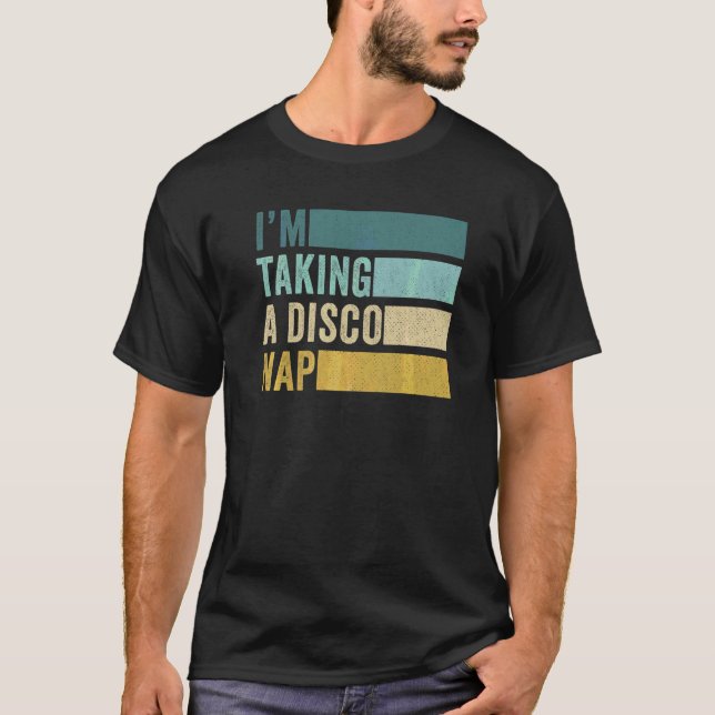 Jag tar en disco-lur t shirt (Framsida)