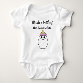 Jag tar en flaska av huset vit - rosa t shirt