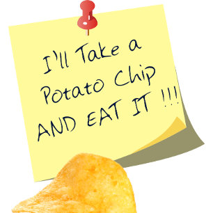 Jag Tar En Potatischips Rolig Citat Kopp