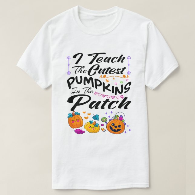 Jag tar hand om de kutaste pumporna i Patch Hallow T Shirt (Design framsida)
