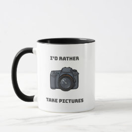 Jag tar hellre bilder – Fotoälskarepresent Mugg