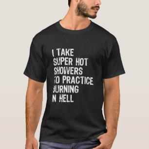 Jag tar Hetten att bruka Toppen i honom T Shirt