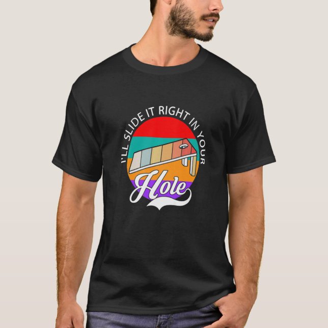 Jag tar Högerna i ditt hål i kornhålet T Shirt (Framsida)