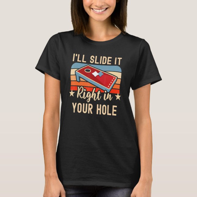 Jag tar Högerna i Hål-säcken.. T Shirt (Framsida)