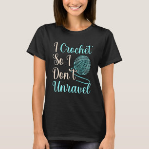 Jag tar inte bort Knitting Crocheter Gr T Shirt