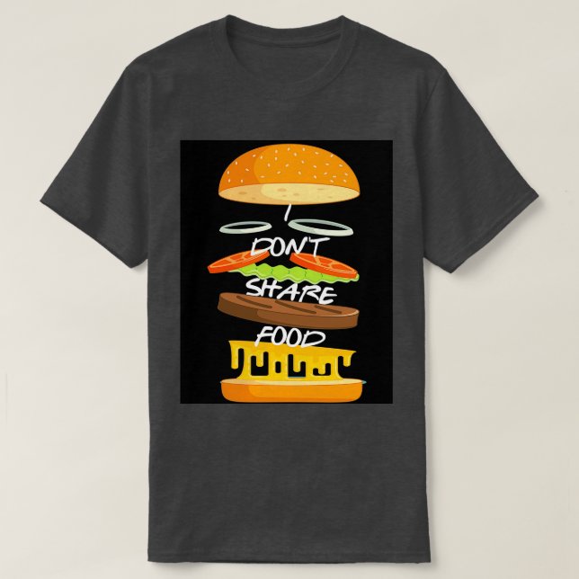 Jag tar inte  matgrafik t shirt (Design framsida)