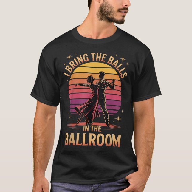 Jag tar med bollarna i t shirt (Framsida)