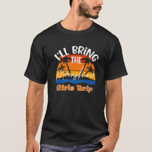 Jag tar med mig Moonshine... Lustigt Resa T Shirt