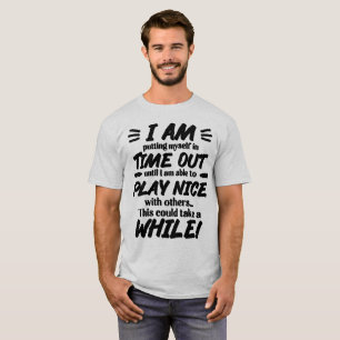 Jag tar mig själv i tid t shirt