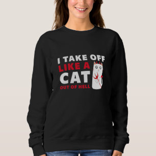 Jag tar mig som en katt ut ur helvetet t shirt