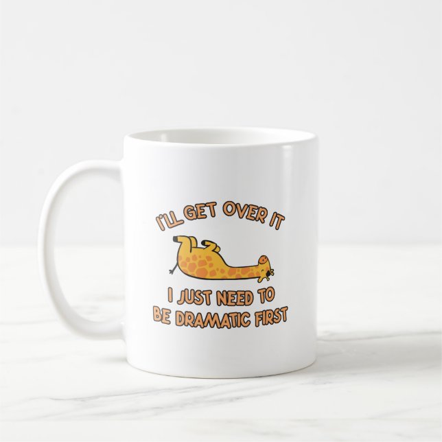 Jag tar över den Giraffe Kaffemugg (Vänster)