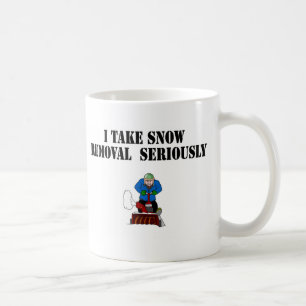 Jag tar snöborttagning allvarligt kaffemugg