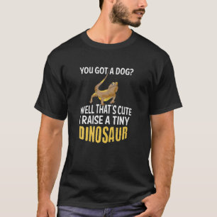 Jag tar upp en regnig dosinosaur, Iguana Meme T Shirt