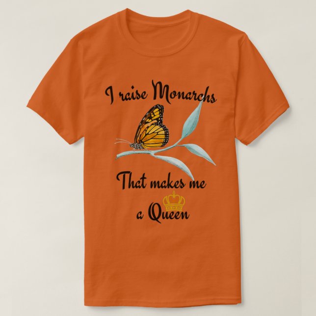 Jag tar upp Monarch Butterflies för kvinnor T Shirt (Design framsida)