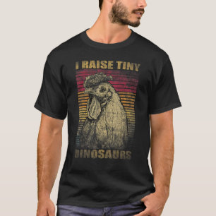 Jag tar upp Tiny Dinosaurs Vintage Retro 70-talet  T Shirt