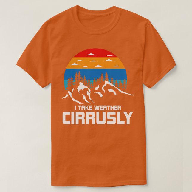 Jag tar väder Cirruslay T Shirt (Design framsida)