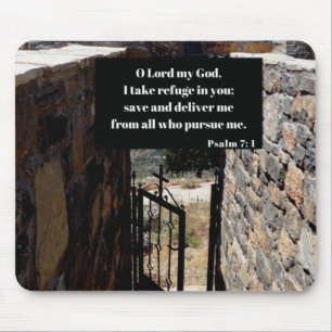 Jag tar vatten i guds bibel verse-psalm 7:1 musmatta