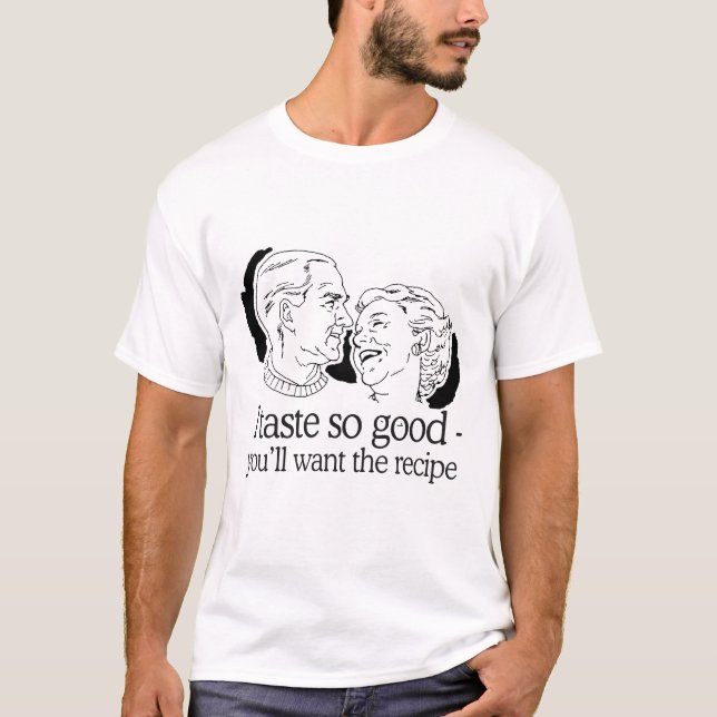 JAG TASTAR SÅ ATT BRAN DU VILL TA EMOT. TEE SHIRT (Framsida)
