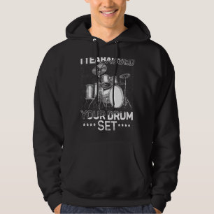 Jag teabagerade din trumma Se Roliga meningar Sarc Hoodie