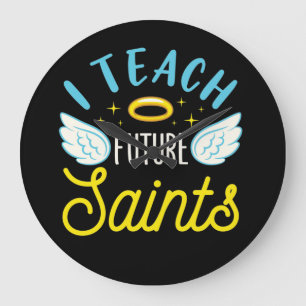 Jag Teach Future Saints Catholacher Parochial Stor Klocka