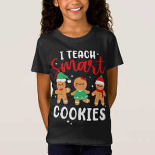 Jag Teach Smart Cookies Gingerbröd jul Pajama T Shirt