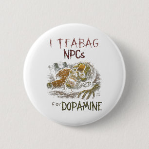 Jag Teag Npcs För Dopamin - Rolig Zombie Gamer Hal Knapp