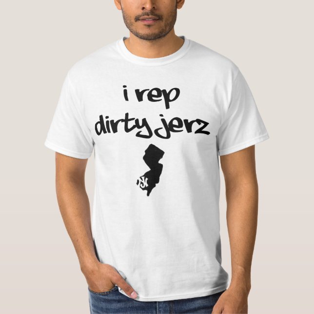jag tekniker smutsar ner jerz t-shirt (Framsida)
