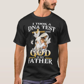 Jag testade DNA och Gud är min Far-kristna Tjock T Shirt