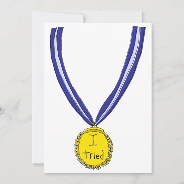 Jag testade Medal Inbjudningar (Framsida)