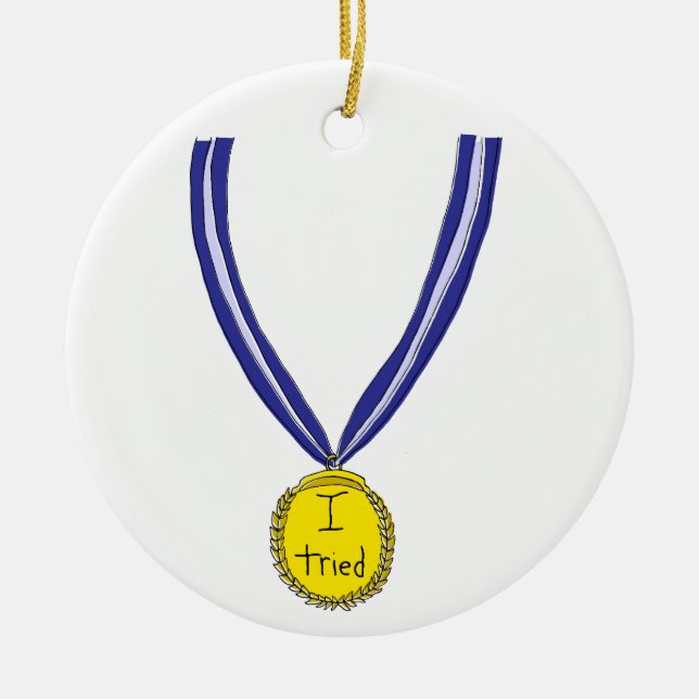 Jag testade Medal Julgransprydnad Keramik (Framsidan)