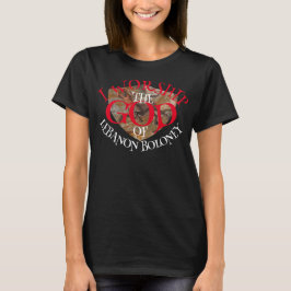 JAG TILLBEDER LIBANONS GUD KÖTTBULLE T SHIRT