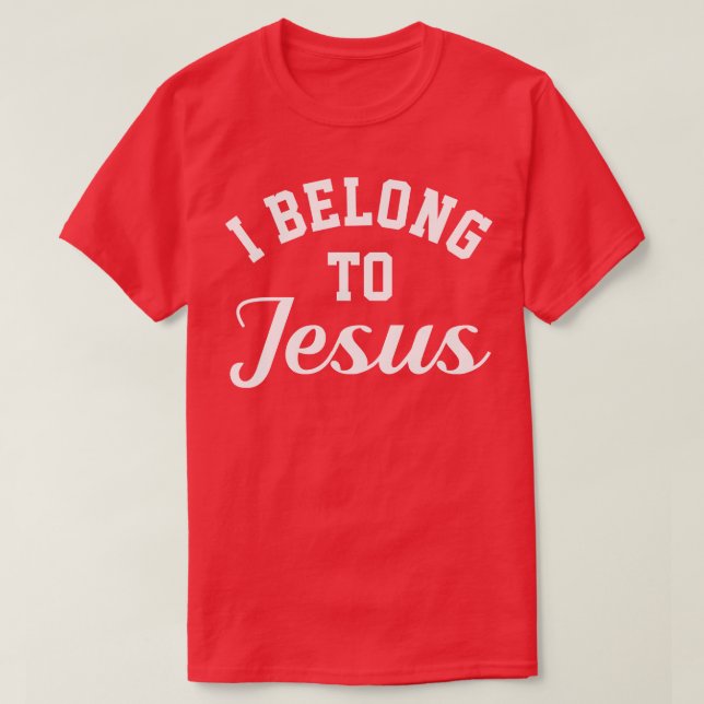 Jag tillhör Jesus 2 T Shirt (Design framsida)