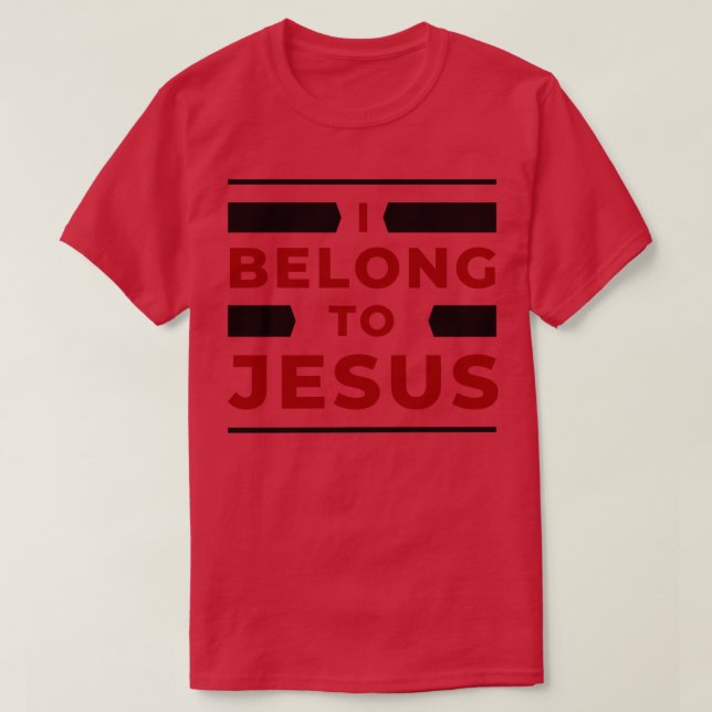 Jag tillhör Jesus Christian 1 T Shirt (Design framsida)