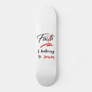 Jag tillhör Jesus Mini Skateboard Bräda 18,5 Cm
