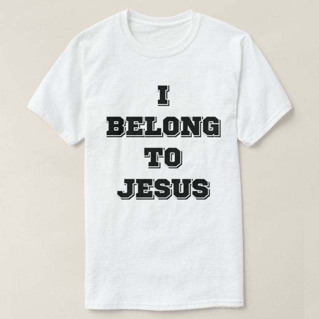 Jag tillhör Jesus T Shirt (Design framsida)
