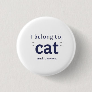 Jag tillhör katten knapp