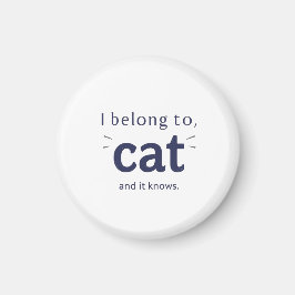 Jag tillhör katten magnet