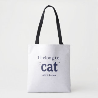 Jag tillhör katten tygkasse