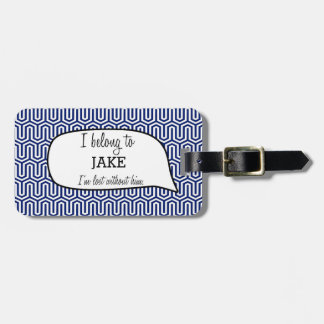 Jag tillhörde bagagebricka