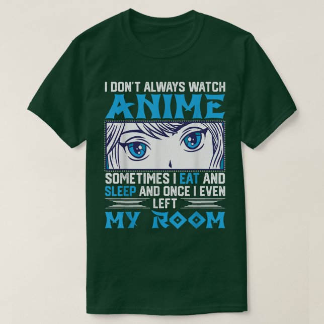 Jag tittar inte alltid på animeringsdesign för fa t shirt (Design framsida)