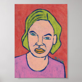 Jag tittar på dig - Art Print Poster