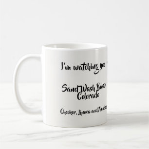 Jag tittar på dig kaffemugg